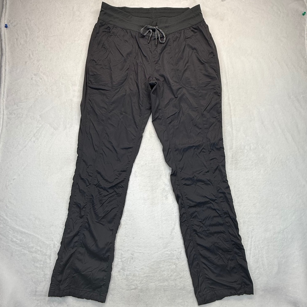 The North Face Hiking Pants Lightweight Drawstring Black Womens Size L - Picture 1 of 13
